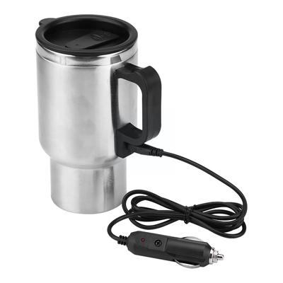 Auto Cup Heater 12V Electric Heating Bottle Drink Water Travel Mug Cable Kettle Thermal Cup Lighter With Mug 350/400/450/50 V0K6