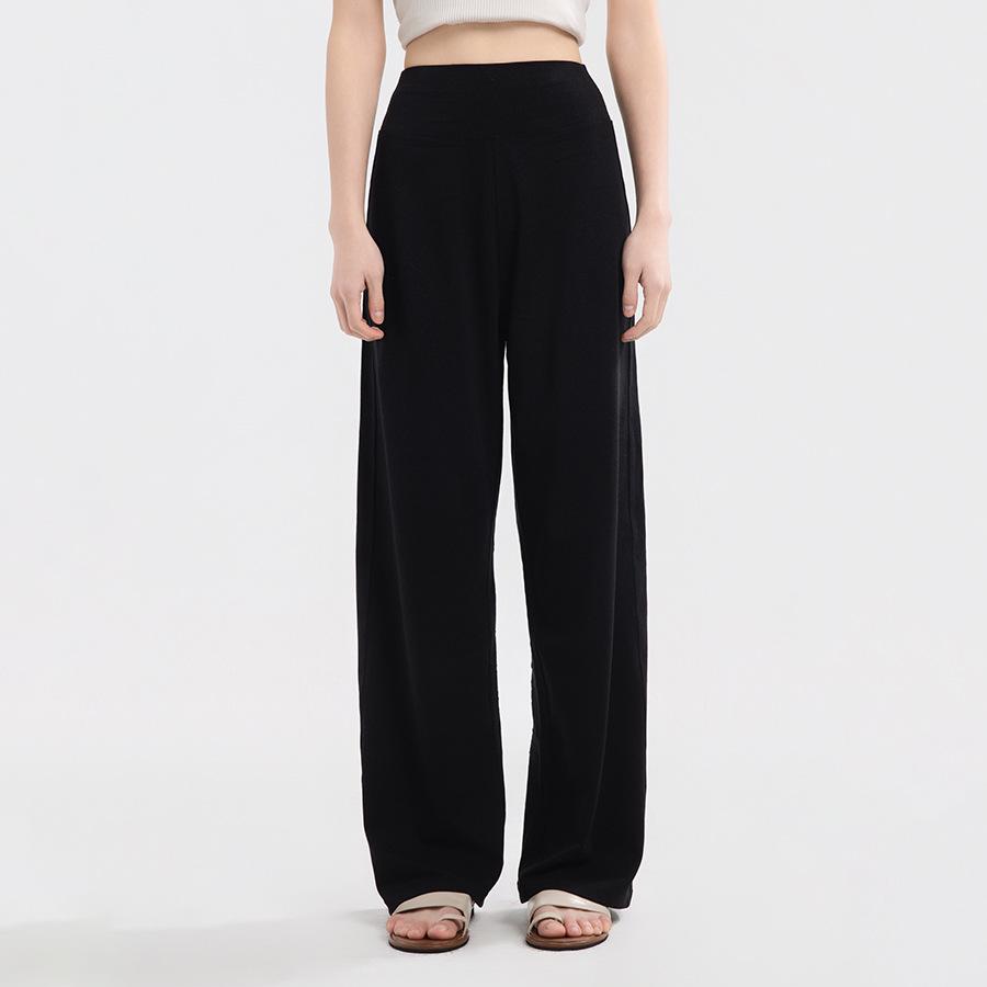 

Lazy Style Women s Linen Loose Straight-Leg Cigarette Pants - Light, Breathable, and Draped XXL (65-72.5kg)