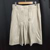Lamb Leather Knee-length Skirt Women’s L Beige(USED)