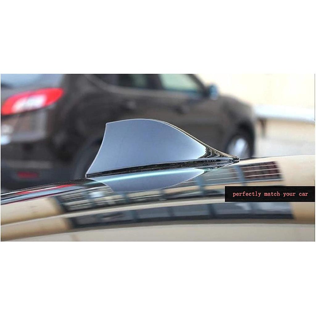 ITrims Shark Fin Antenna Cover Trim for Honda Civic 10th Gen 4dr Sedan 2016-2019 Car Accessories Decoration Protector Sticker 2PCS ABS (Black)