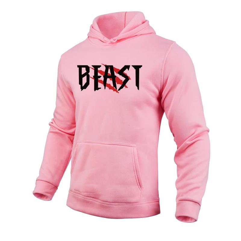 2025 Hot Sale Men's Hooded Sweatshirts High Quality Male Daily Casual Sports Pullover Gym Fitness Sweatshirts Men's Clothes