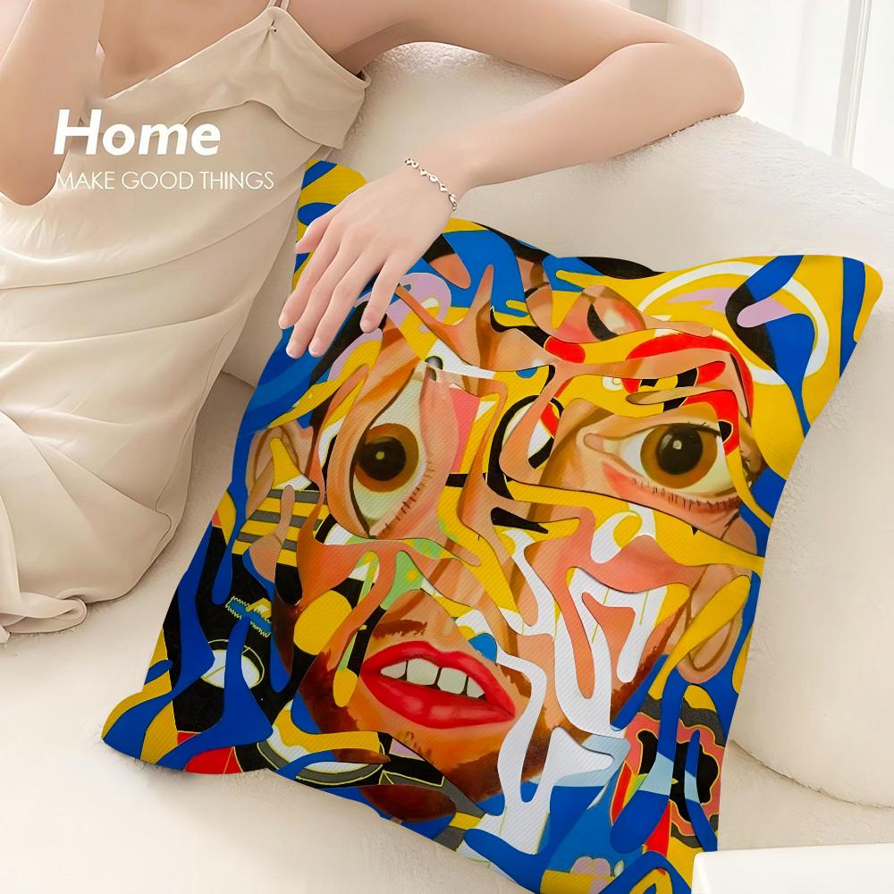 M-Mac M-Miller Balloonerism Pillow Case 3D Print Polyester Fiber 40*40 cm Home Sofa Throw Pillow Cover Decoration Festival Gift