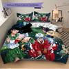 Anime Characters River Print 3Pcs Bedding Set,Duvet Cover with 2 Bedro,Pillowcase Home Birthday Gift