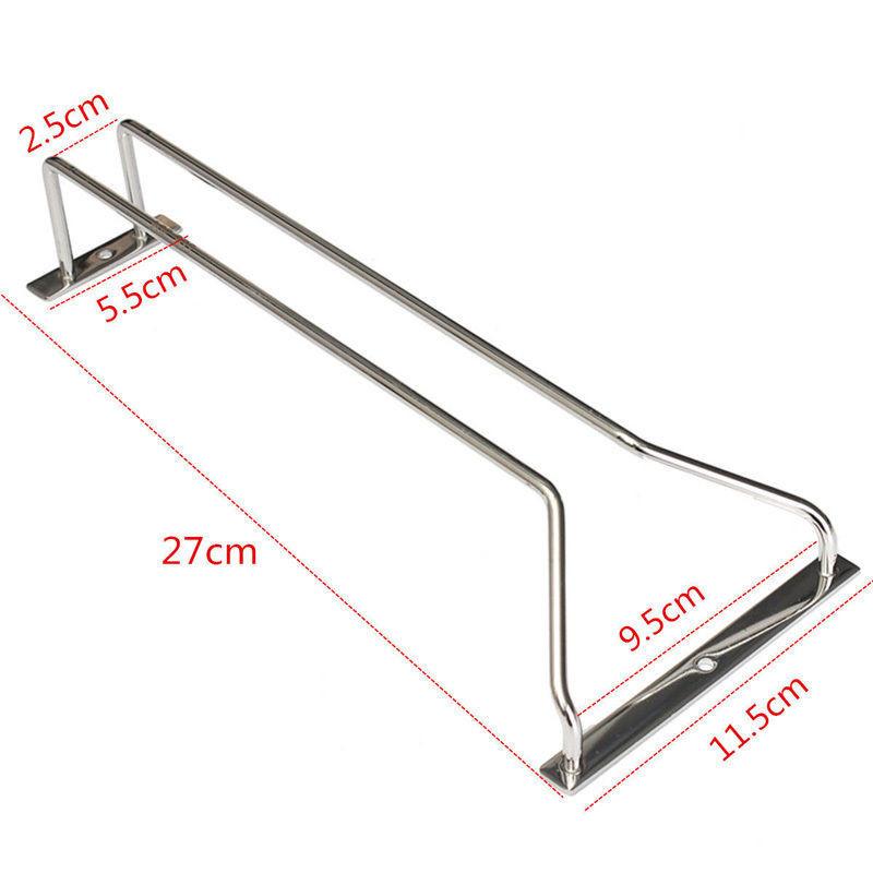 27/35/55cm Stainless Steel Wine Glass Rack Hanging Wine Rack Glass Holder Hanging Bar Hanger Shelf Wine Glass Goblet Cup Rack