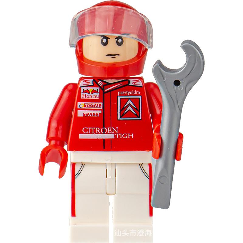 Ninja Warrior Superhero Doll With Weapon Single Building Block Assembly Toy