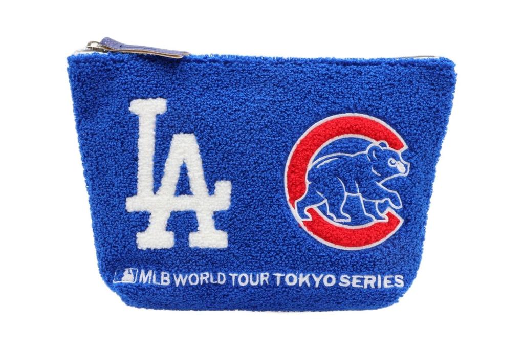 League MLB Tokyo Series BLUE Cosmetic Case [Major Baseball]