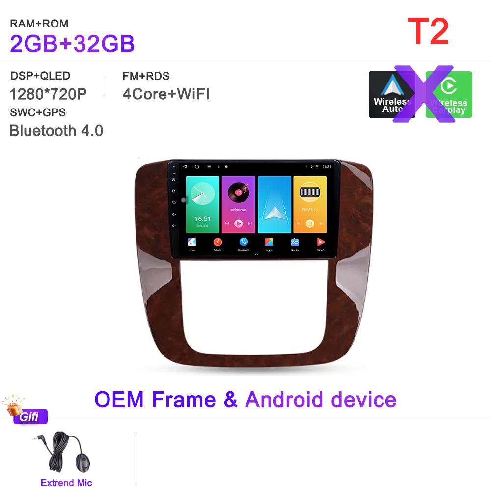 Android 16 For GMC Yukon 3 GMT 900 2006-2014 For Chevrolet Tahoe 3 GMT900 2006-2014 Silverado 2 GMT901 2007-2013 Radio Car GPS jr2