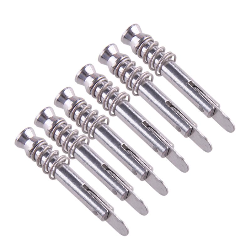 6pcs/Set Quick Release Pin 316 Stainless Steel for Boat Marine Yacht Bimini Top Deck Hinge Hardware High Quality
