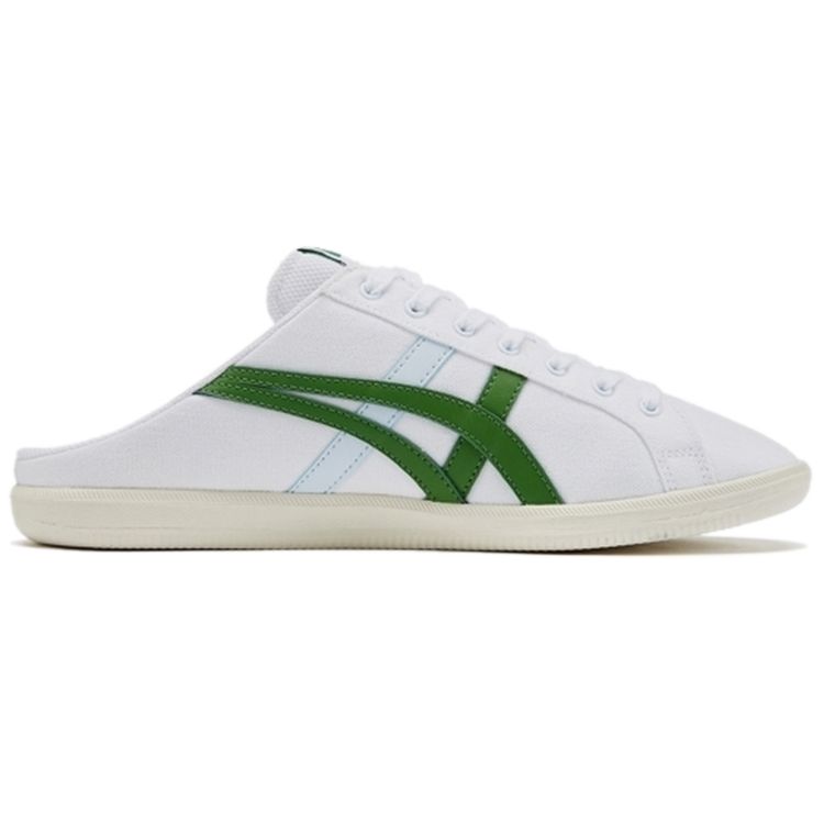 Onitsuka Tiger Unisex DD Trainer Sabot White Green Leather Sabot Mule Sneakers 1183B769-106