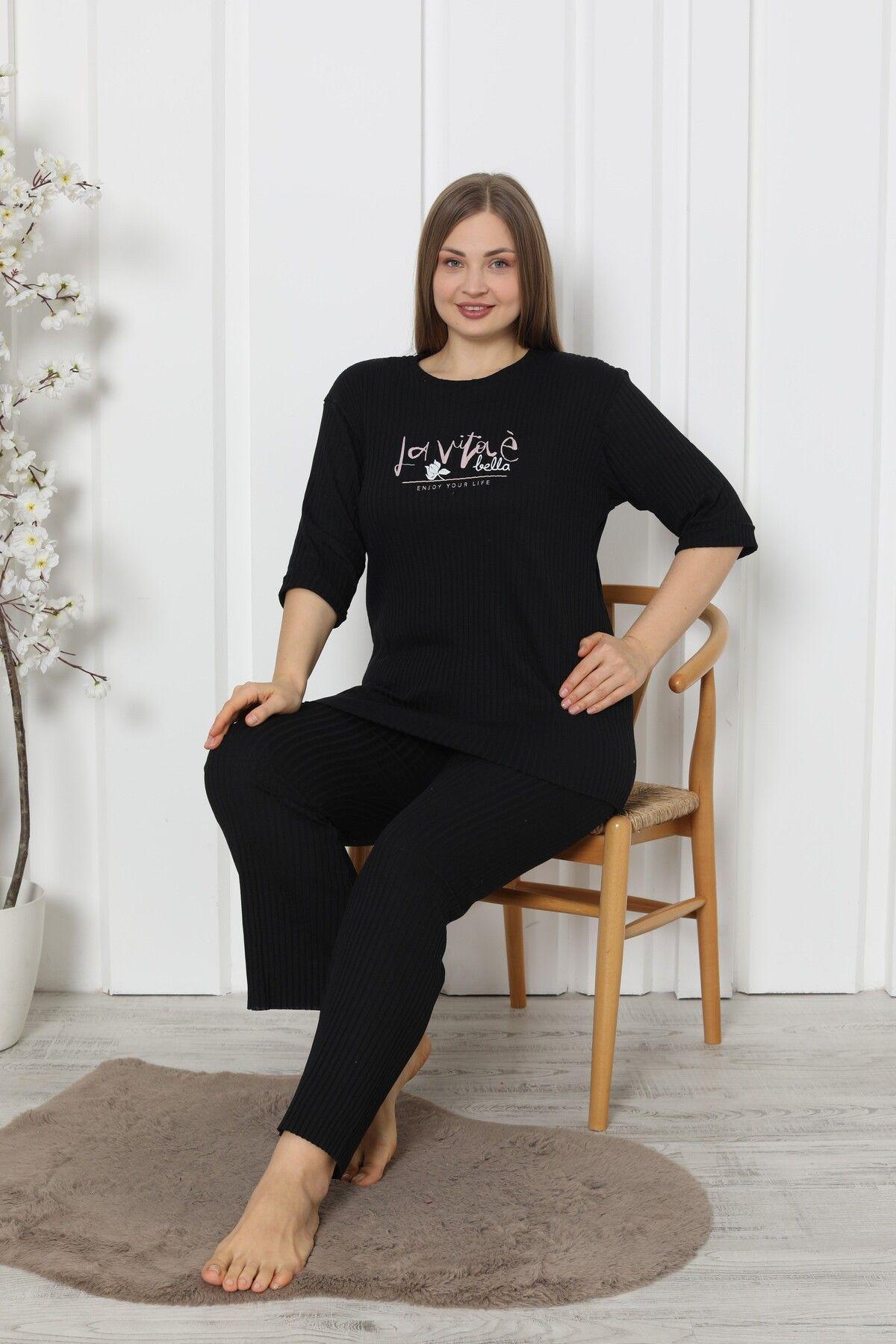 

Women s Style Plus Size Pajama Set Big Size Pajama Set Lavitore Black