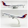 20cm A330 AIR Nepal Airlines Metal Airplane Alloy Diecast Model Plane 1/400 Scale Aviation Aircraft With Landing Gear Collection