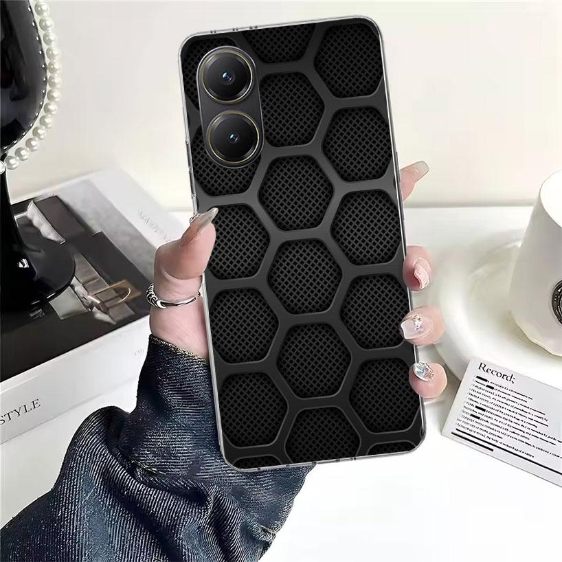 Forged Carbon Pattern For Xiaomi Poco X7 X6 X5 X4 Nfc F7 Ultra F6 F5 Pro Phone Case F4 Gt F3 M6 M5 M4 M3 5G Fundas Cover Coque