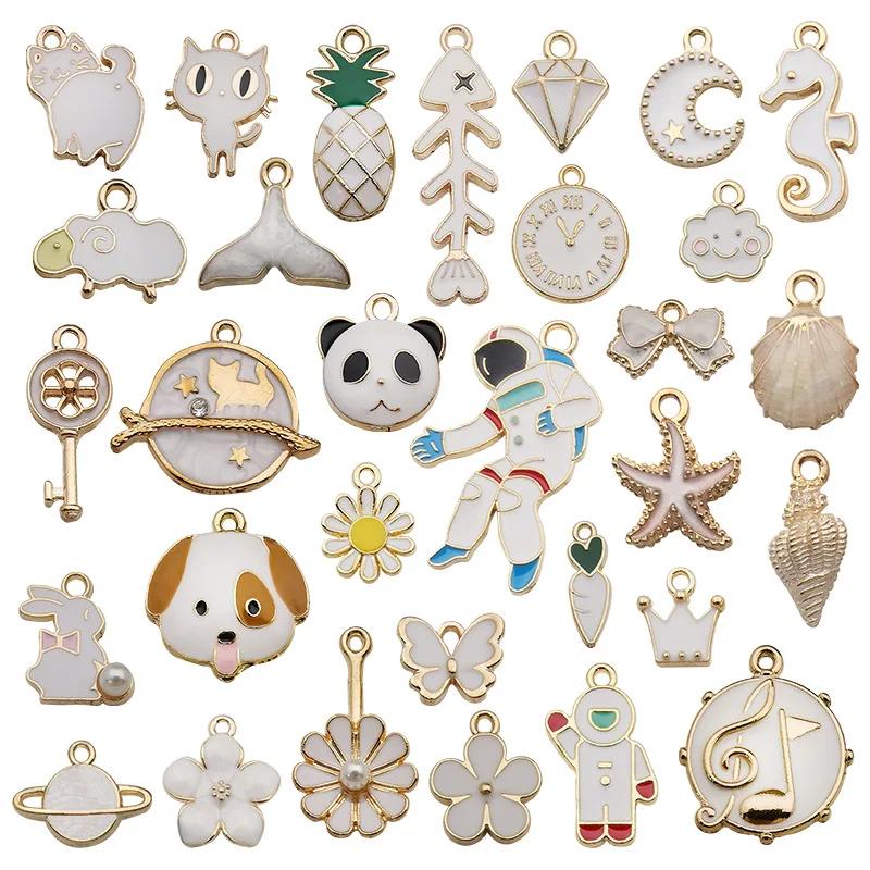 Mixed KC Vintage Alloy Charms For Jewelry Making Handmade DIY Bracelet Earrings Necklace Pendant Jewelry Accessories