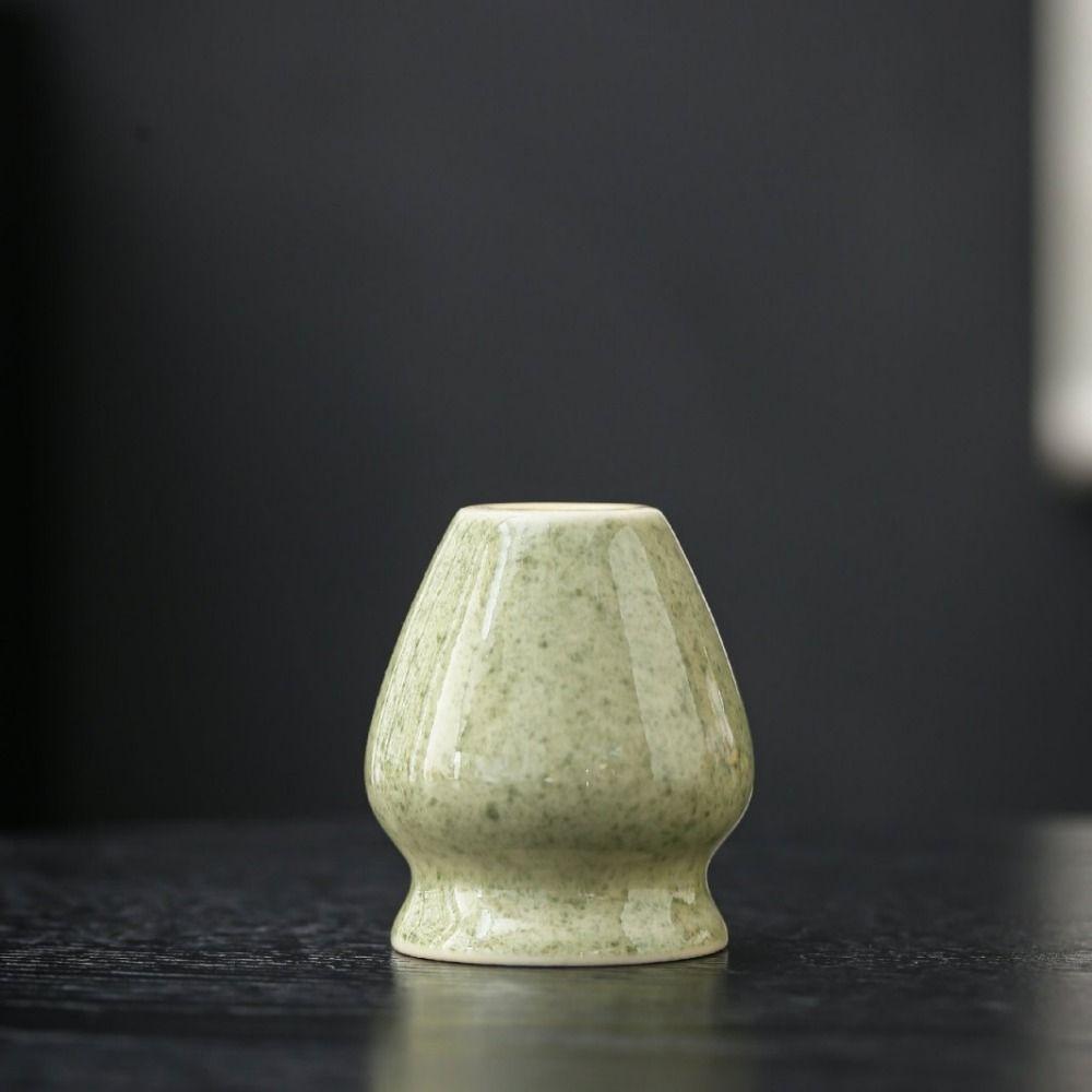 2 Stück Handgefertigtes Keramik-Matcha-Werkzeug Wiederverwendbares Matcha-Tee-Set Matcha-Schalen-Set Tisch