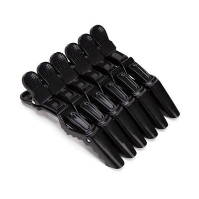 Icores Salon Hair Clip Duża, Czarna, 6 Sztuk