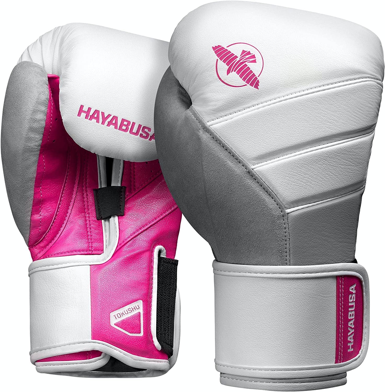 

Боксерские перчатки Hayabusa T3 10 унций (унисекс) - Белый/Розовый,
