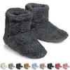 Rilobi Fluffiga Tofflor, Rekommenderade av Fotkoordinatorer, Varma, Nordisk Stil, Vintertofflor, Halkfria, Tysta, För Inomhusbruk, Varma, Tvättbara, Unisex