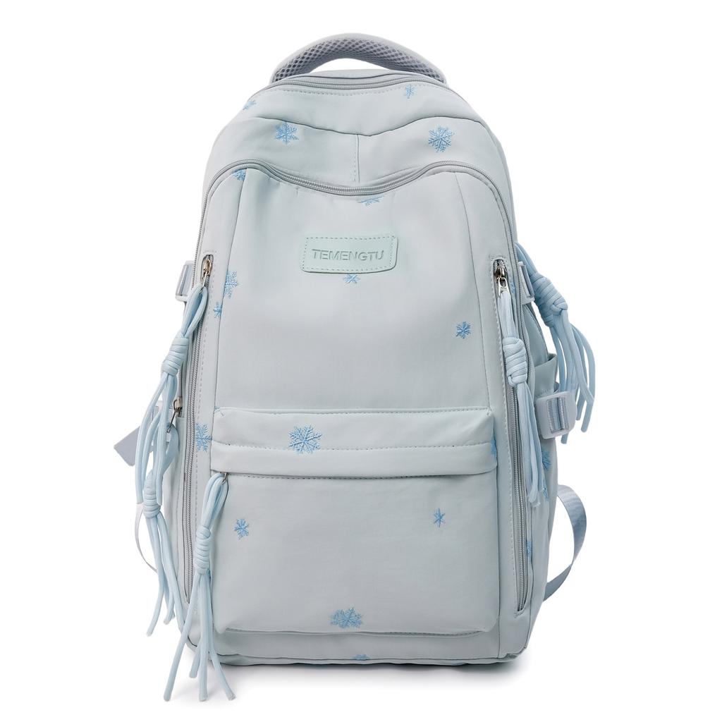 Schoolbag wholesale junior high school girls 1011 new high value ins style simple high school students large capacity backpack