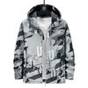 Jaqueta Softshell Camuflada Unissex: Fleece, À Prova de Vento, Impermeável, Com Capuz, Tamanho Grande Roupa para Montanhismo ao Ar Livre