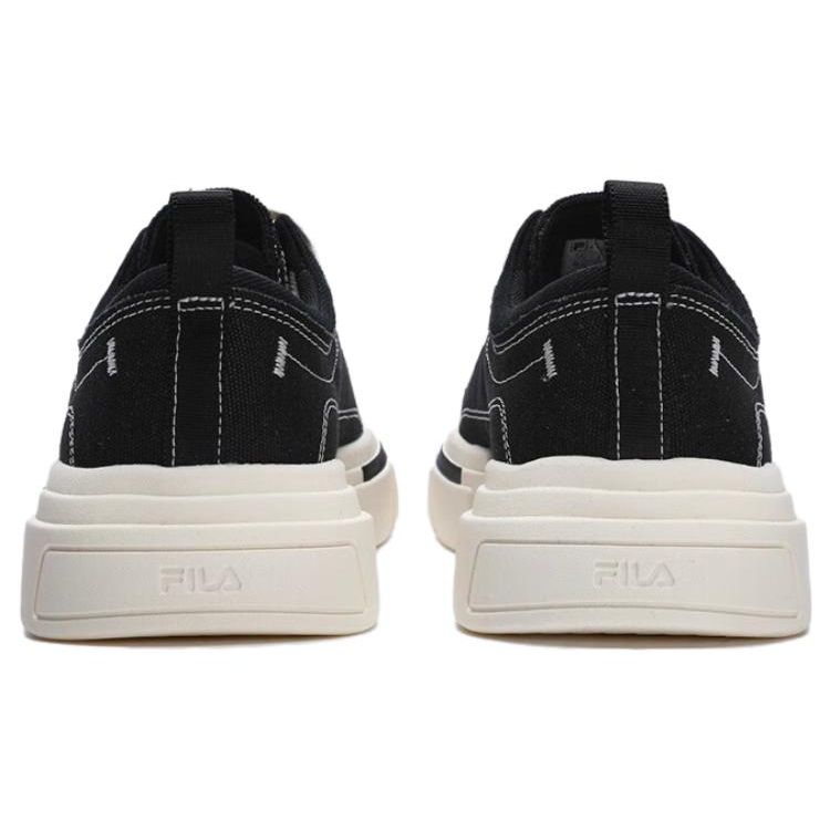 Fila Loop Casual Retro Low-Top Canvas Shoes Men Sneaker Black White F12M322305FBK