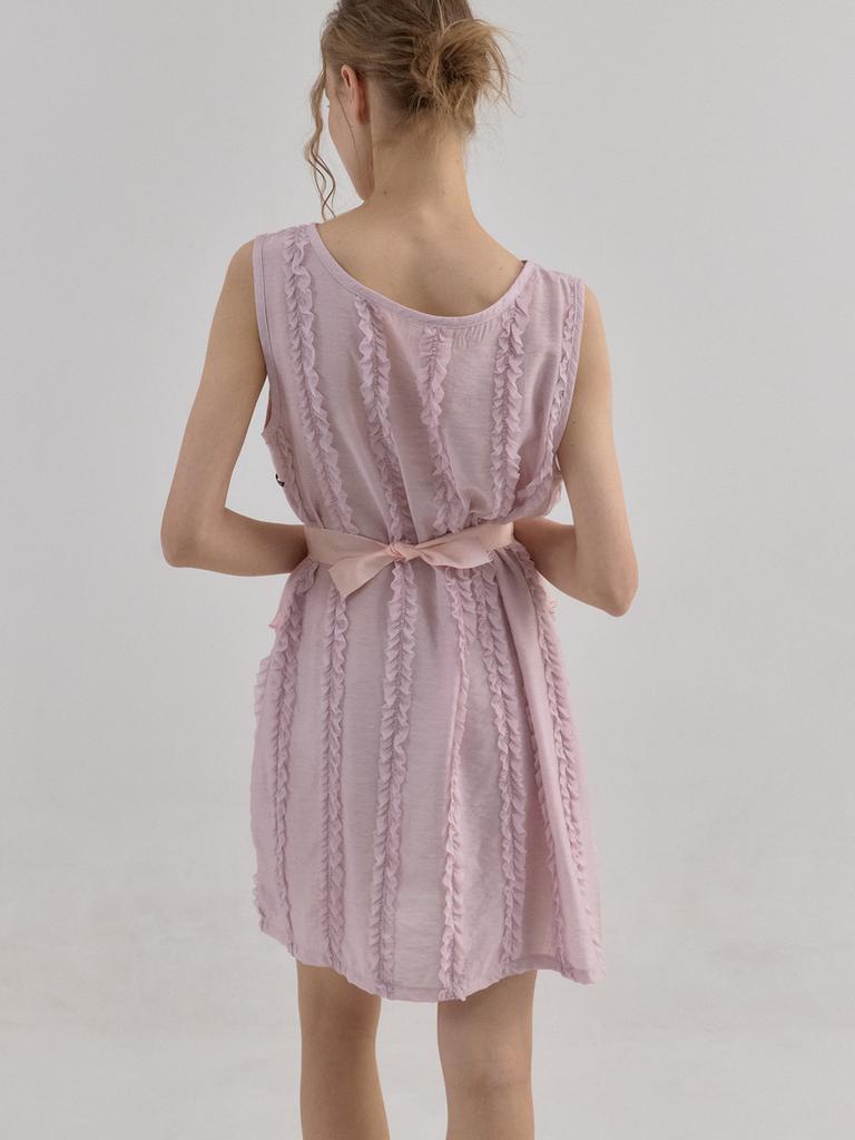 Sorry, Too Much Love Soft Veil Garden Lace Dress_Pink