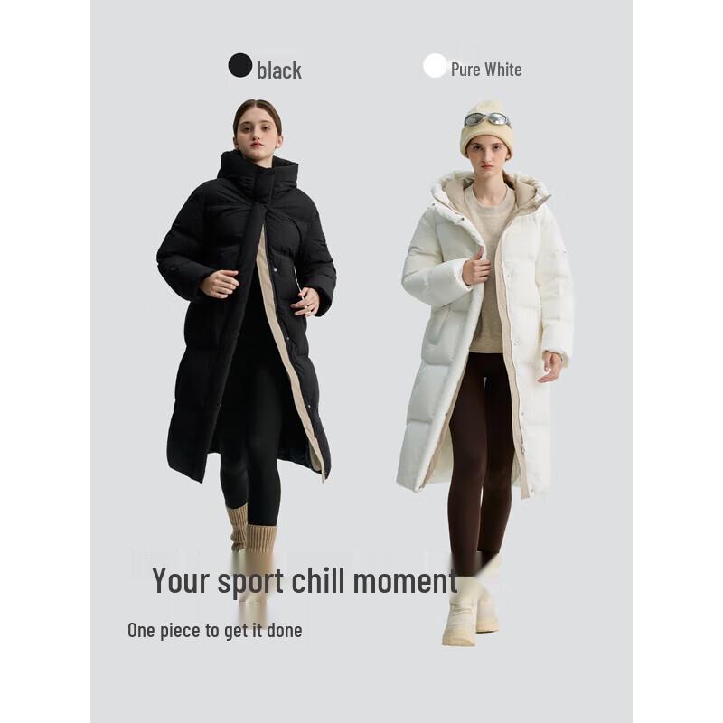 Bingjie Long Hooded Puffer Down Jacket J5400DR90