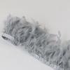 1Meters Natural Turkey Feathers Trim Height 10-15Cm Wedding Clothing Dress Decoration Diy Feather Ribbon Sewing Crafts
