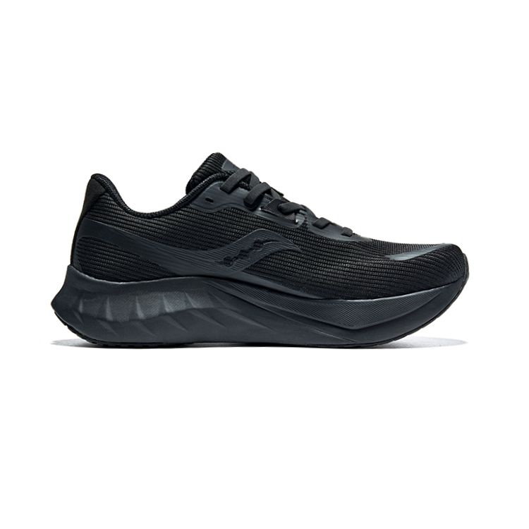 Saucony Tide 2 Daily Running Mesh Durable Low-Top Training Running Shoes Unisex Running Shoes Black S28216-6