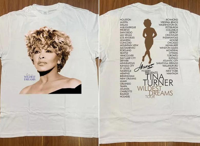 Tina Turner Wildest Dreams Tour 1996 T Shirt XL