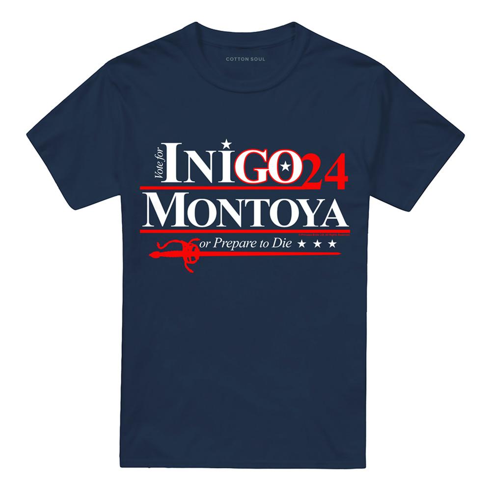 The Princess Bride Unisex Adult For President 24 Inigo Montoya T-Shirt