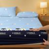 1 Simple Modern Cute Animal Dog Printed Matte Fitted Sheet, Bedroom Printed Bed Cover, Bedding (Excluding Pillowcases)
