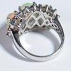 Fashion Unique Color Zirconia Ring New Light Luxury Exquisite Retro Ladies Wedding Jewelry Accessories Birthday Gift