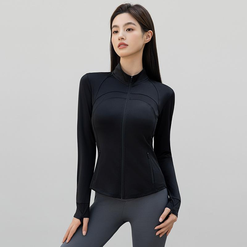 Sunscreen Clothing Women's Stand-up Collar Slim Fit UV Protection Sports Yoga Jacket Riding Versatile Sunscreen Clothing