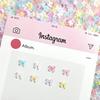 Mini Small Bow Nail Art Accessories Internet Celebrity Ice Transparent Resin 3D Bowknot Beautiful Girl Nail Decoration