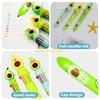 W89C 9Pcs/Pack Colored Ballpoint Pen 8 Different Colors for Student Writing Drawing