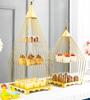 table display rack bread table fruit tray Gold Dim sum Creative cake rack Snack decoration Dessert rack cake decorating tools