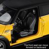 1:18 Mini Cooper S Mini Cooper Model Toy Miniature Cars Alloy Diecast Doors Opened Vehicle Exquisite Interior Car Model Ornament