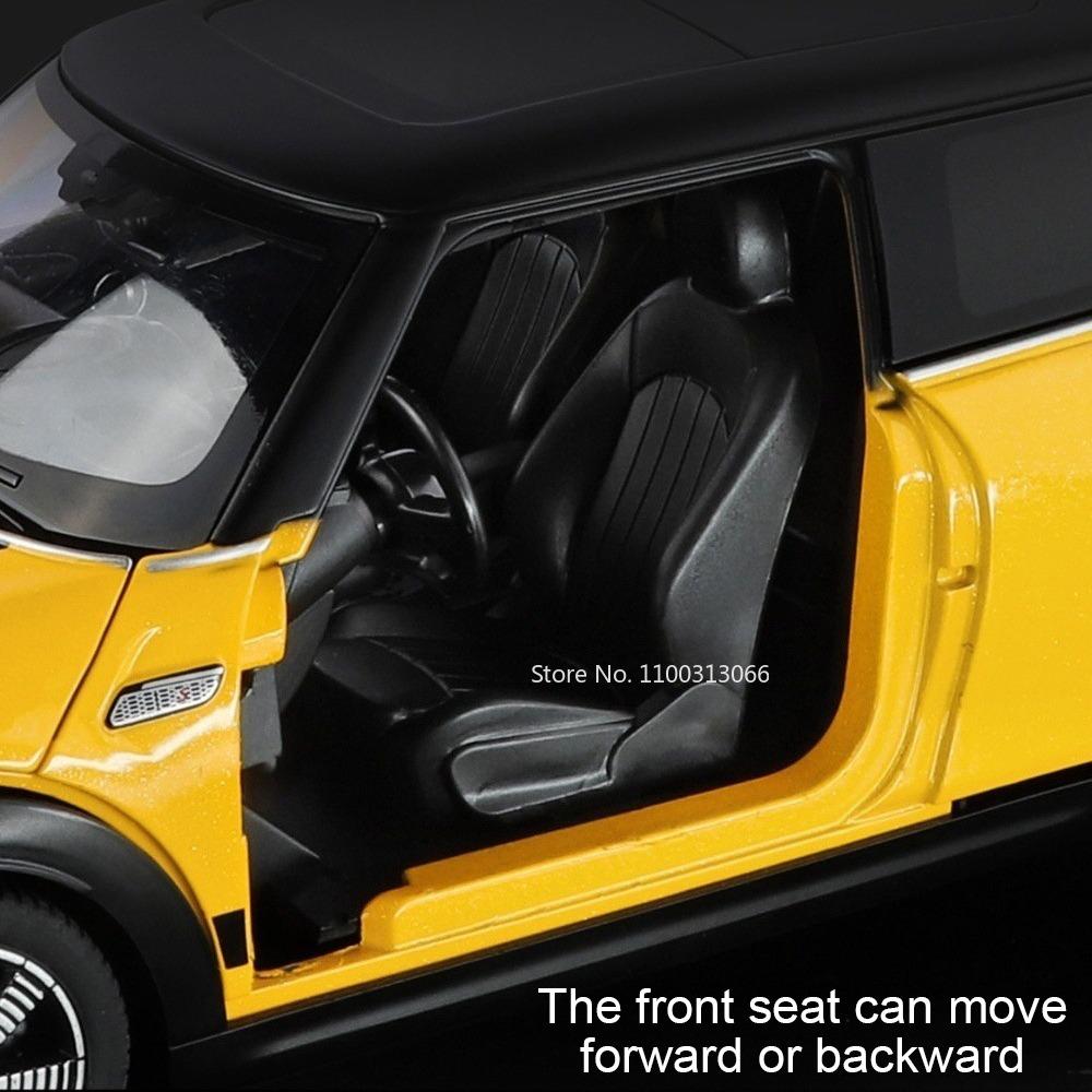 1:18 Mini Cooper S Mini Cooper Model Toy Miniature Cars Alloy Diecast Doors Opened Vehicle Exquisite Interior Car Model Ornament