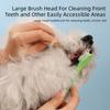 1/5pcs 22cm Handle Tooth Brush For Pet Dog Cat Plastic Healthy Toothbrush Mouth Cleaning Pet Cat Dog Accessrioes Finger Brushes