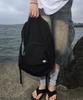 Nylon Pocket Packable Backpack Black