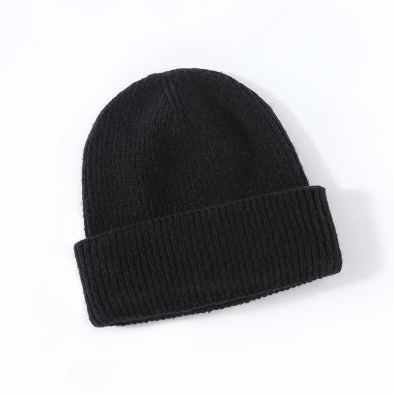 Winter New Style High-end Imitation Cashmere Warm Thickened Knitted Hat Fashionable Versatile Adult Hat