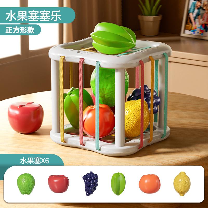 

Детская игрушка-головоломка Rainbow Sesler Grasping Baby Early Education Enlightenment Newborn Shape Cognition Baby Gift зелёный