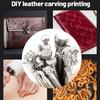 20Pcs/Set Leather Stamping Tools Zinc Alloy Leathercraft Carving Kit DIY Vegetable Tanned Leather Stamping Tool