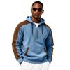 Men's Corduroy Hoodie Casual Long Sleeve Sweatshirt for Fall and Winter