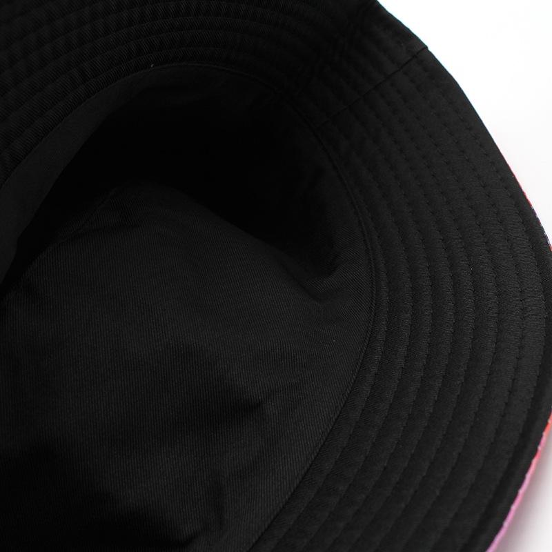 Cotton Double-Sided Fisherman'S Hat Children'S Spring And Summer Trendy Men'S Versatile Printed Sun Hat Outdoor Street Basin Hat