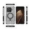 Xiaomi 15T Pro Magnetic Ring Case 360° Rotatable [Military-Grade Drop Protection] + Metal Plate for MagSafe Phone Case