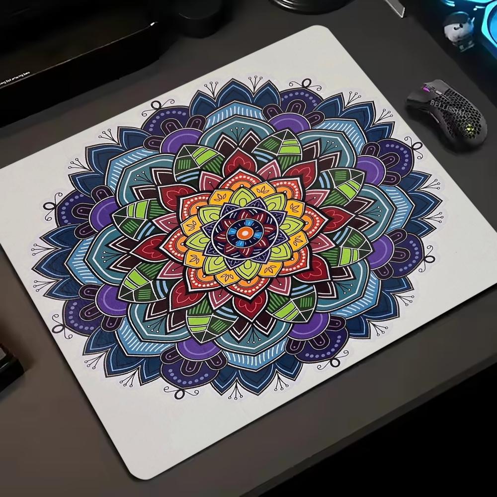 E-sports Mandala Small Mouse Pad Gaming Laptops Mousepad Gamer Carpet Keyboard Mat Desk Protector Watercolor Art Mouse Pads