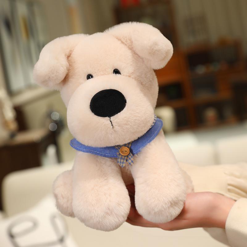 Lovely Cuddly Labrador Dogs Plush Toy Stuffed Lifelike Badger Dog Puppy Plushie For Birthday Gift