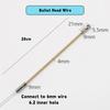 Carbon Steel Wire Puller Connector Head Connect To 6mm Wire Cable Puller Accessories Automatic Thread Guide Electrician Tools