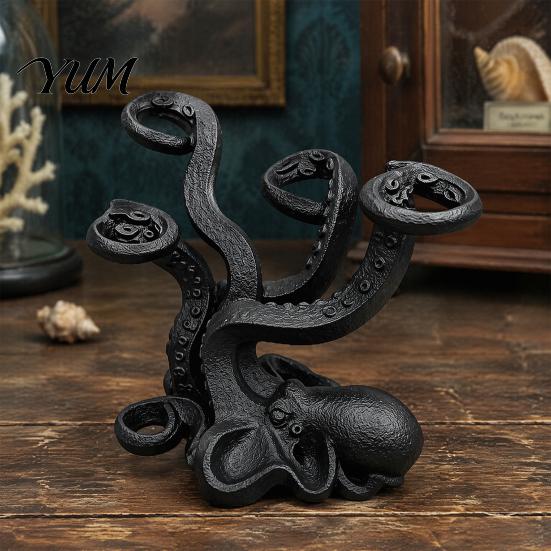 Novelty Desk Pen Cup Octopus Toothbrush Holder, Durable PLA Organizer, Creative Organizer Stand, Versatile Desktop Multi-functional Storage